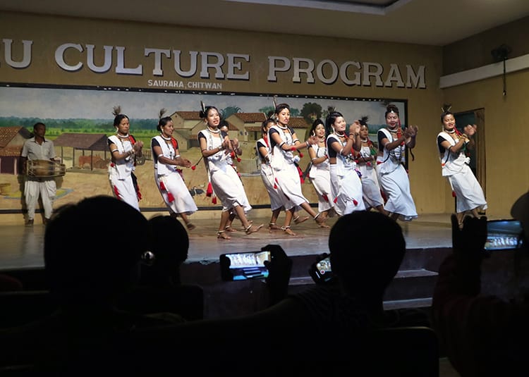 The Tharu Cultural Dance program in Chitwan