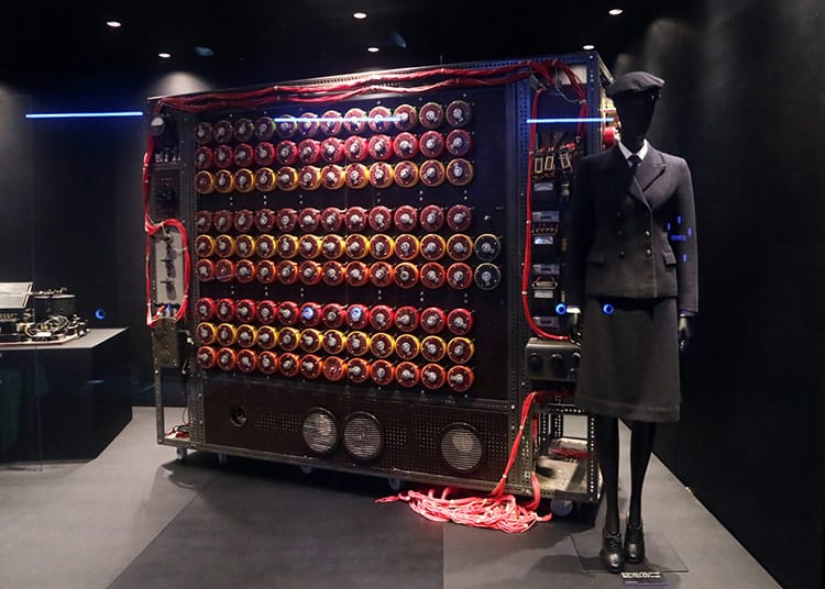 The machine used to break the Enigma code