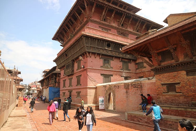 Patan Durbar Square which features incredible Newari wood carving
