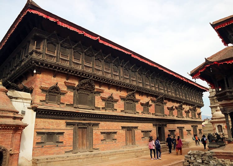 The 55 window palace in Bhaktapur