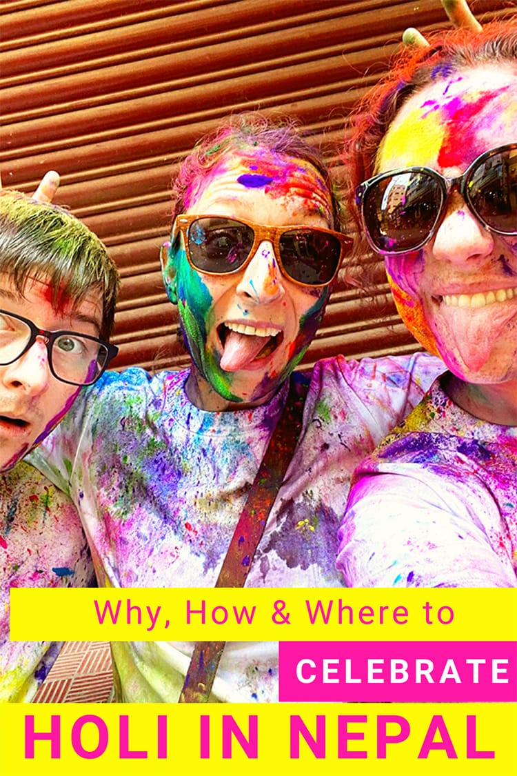 Holi in Nepal: Why, How & Where to Celebrate | Full Time Explorer | Festivals in Nepal | Hindu Festival | Celebrating Holi | Color Festival | Festivals Around the World | Hinduism | Day of Harvest | Day of Love | Celebration of Spring | Good triumphing over evil | Holi in Kathmandu | Holi in Pokhara #holi #holifestival #nepal #visitnepal #travel #culture