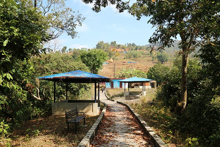 A picnic area near Baraha Temple around Begnas Lake