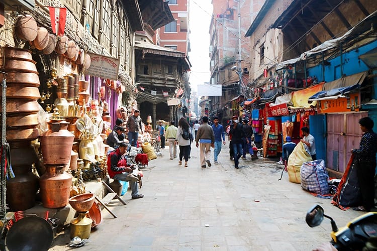 Shopping at Ason Spice Market - 24 Unique Places To Visit in Kathmandu