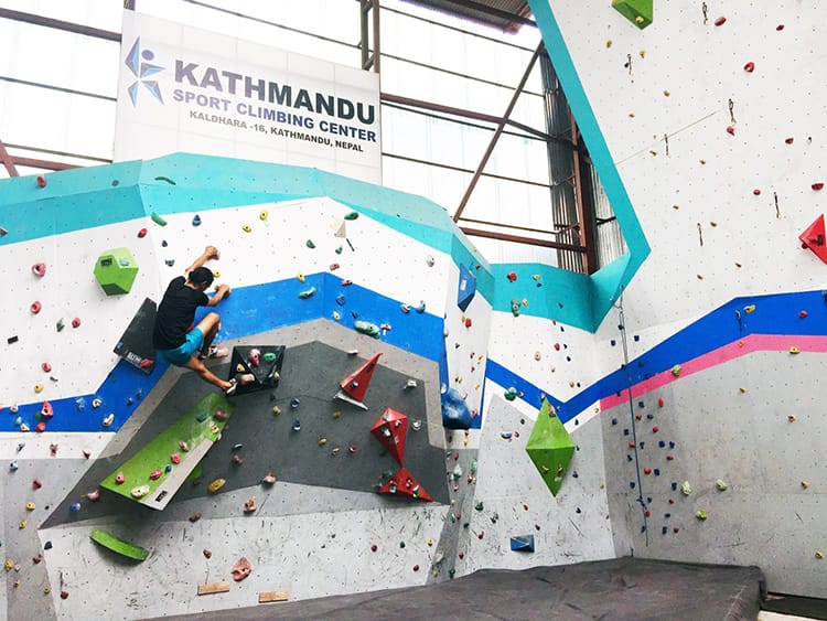 Kathmandu Sport Climbing Center in Nepal