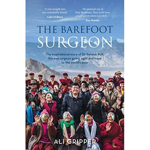 Book Cover of the Barefoot Surgeon by Ali Gripper