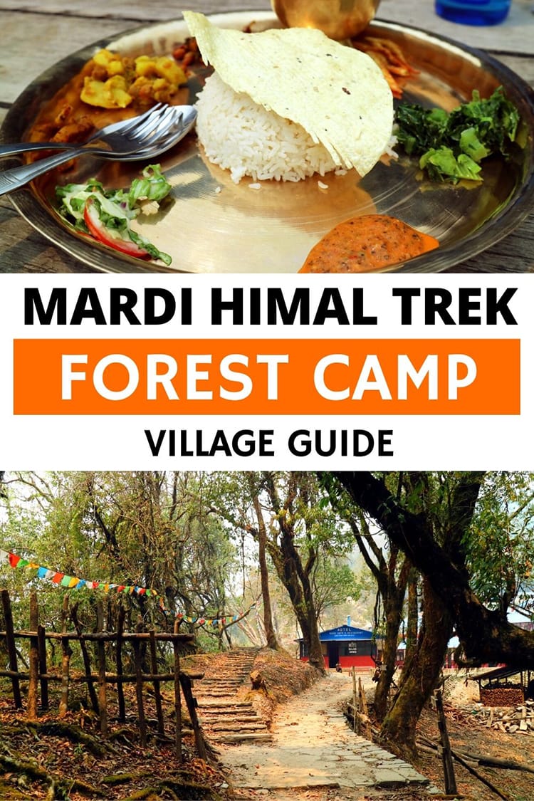 Planning to do the Mardi Himal Trek in Nepal? Here's what you need to know about Forest Camp including tea house info, prices, what to expect and more!