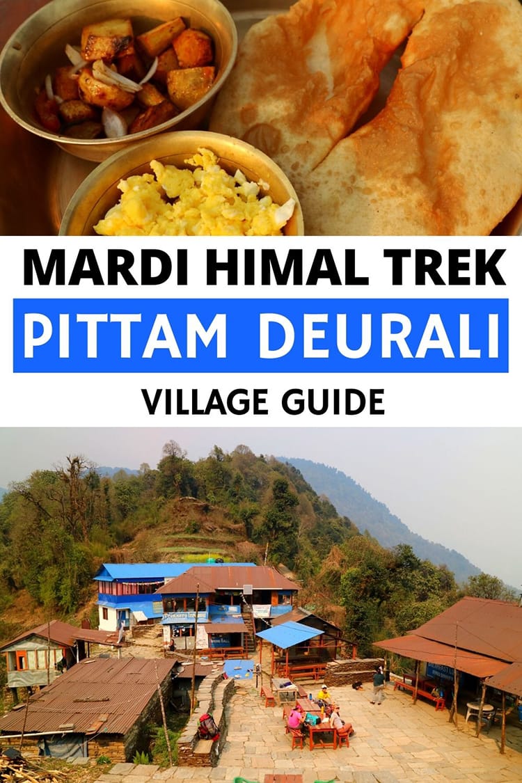 Headed out on the Mardi Himal Trek? Here's a guide to the stops along the way including Pittam Deurali which is one of the lesser known places to stay but also one of the nicest!