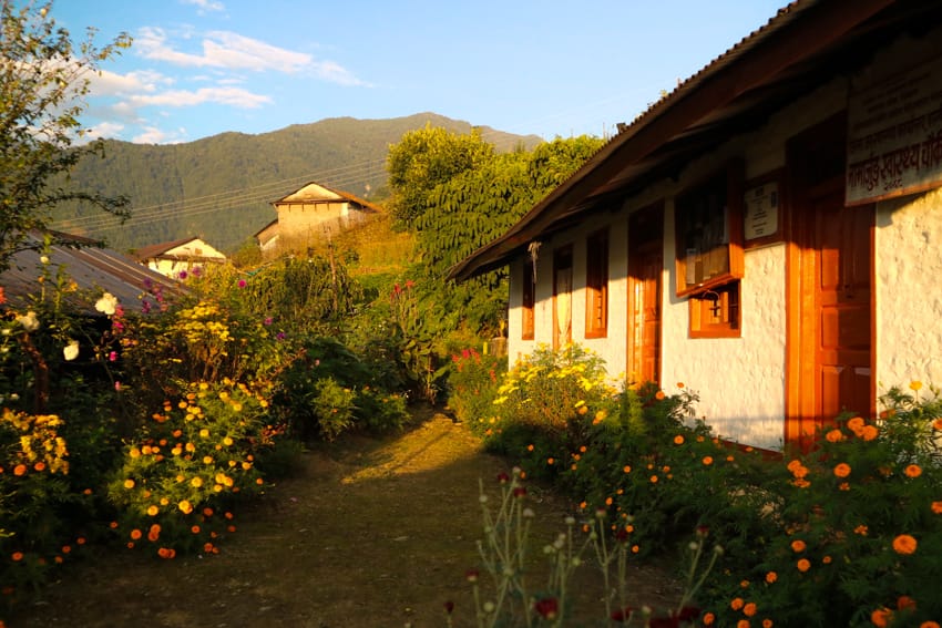 A beautiful home in the Gurung village of Tangting