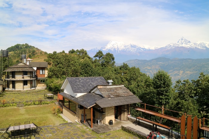 Best Hotel in Pokhara Pumdikot Mountain Lodge Exterior