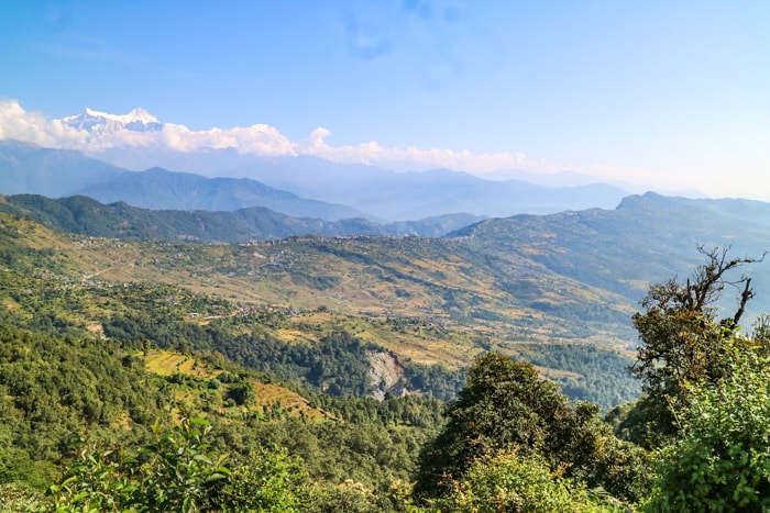 Mountain views from Bhadaure Nepal