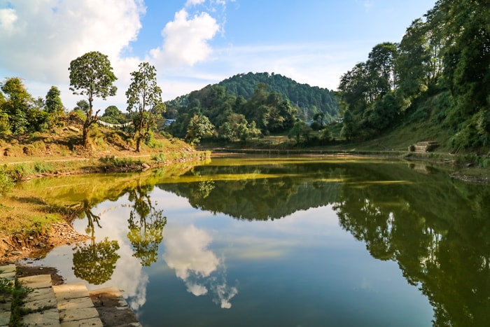 Pond outside of Panchase Bhyanjang