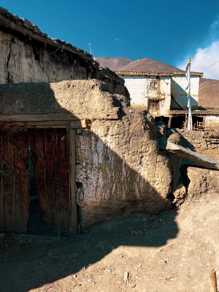 Old houses in the village