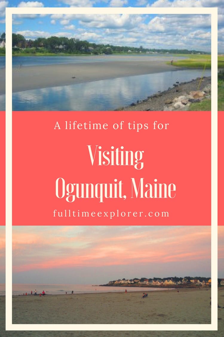 A lifetime of tips for visiting Ogunquit, Maine - Southern Maine - Things to do - Where to eat - Travel Honeymoon Backpack Backpacking Vacation #travel #honeymoon #vacation #backpacking #budgettravel #offthebeatenpath #bucketlist #wanderlust #USA #America #UnitedStates #Ogunquit #Maine #exploreMaine #visitMaine #seeMaine #discoverMaine #TravelMaine #MaineVacation #MaineTravel #MaineHoneymoon