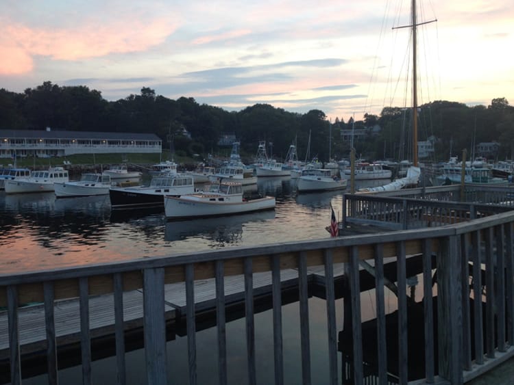 Things To Do In Ogunquit Southern Maine Full Time Explorer Perkins Cove Harbor Boats Water Sunset