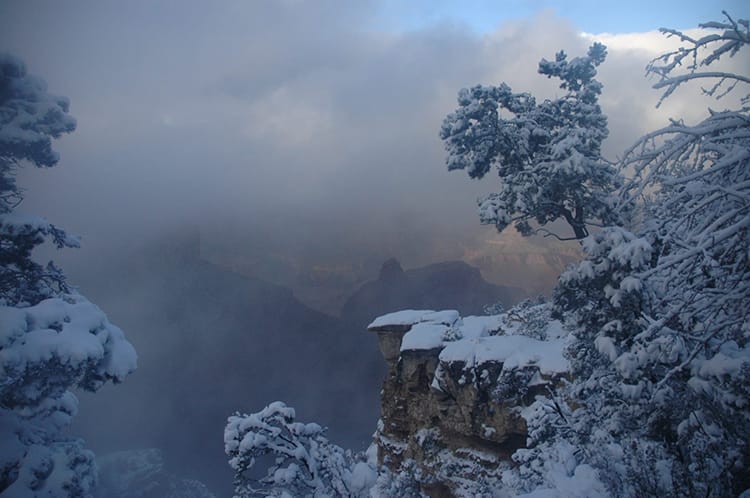Visiting the Grand Canyon in Winter