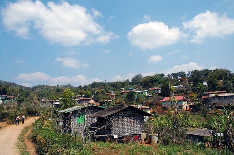 A small village in Myanmar