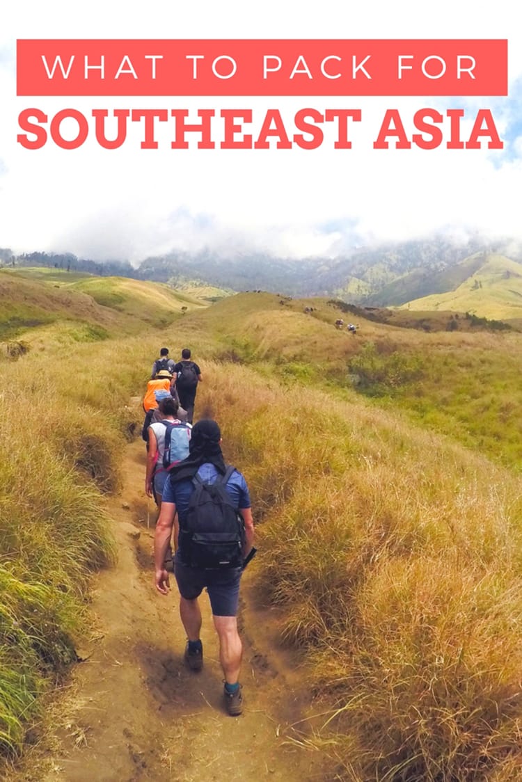 What to pack for a year in Southeast Asia - Female packing list - what to bring to Thailand, Cambodia, Vietnam, Laos, Myanmar, India, Nepal, Singapore, Malaysia, Indonesia #packinglist #backpacker #backpacking #southeastasia #asia #solofemaletraveler #solofemal #thailand #cambodia #myanmar #india #indonesia #nepal