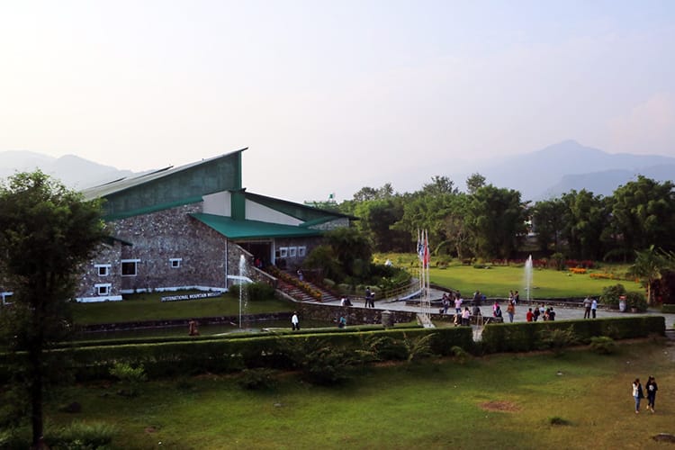 The front entry of the International Mountain Museum in Nepal - Places To Visit in Pokhara