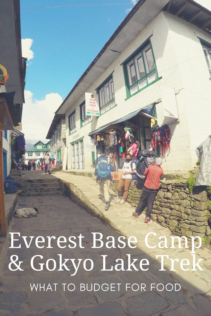 Everest Base Camp Trek Cost: Money to Bring for Food: EBC Budget Nepal Travel Honeymoon Backpack Backpacking Vacation #travel #honeymoon #vacation #backpacking #budgettravel #offthebeatenpath #bucketlist #wanderlust #Nepal #Asia #southasia #exploreNepal #visitNepal #seeNepal #discoverNepal #TravelNepal #NepalVacation #NepalTravel #NepalHoneymoon 