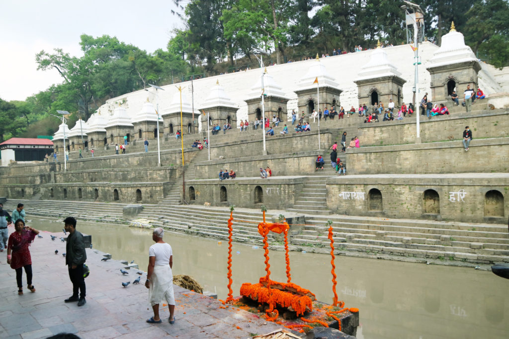 Watching Open Air Cremations At Pashupatinath Temple In Nepal