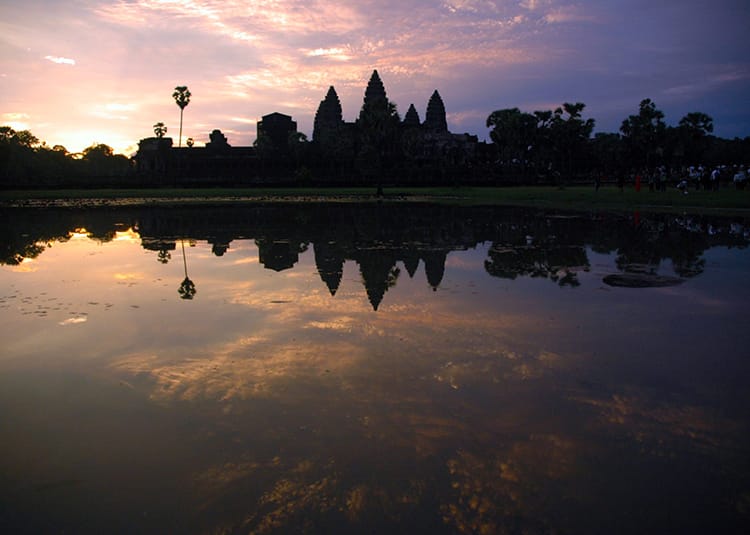 Siem Reap Cambodia Angkor Wat Temple at sunrise