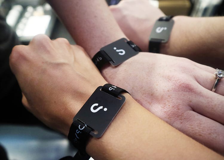 The Spyscape bracelets that track your progress