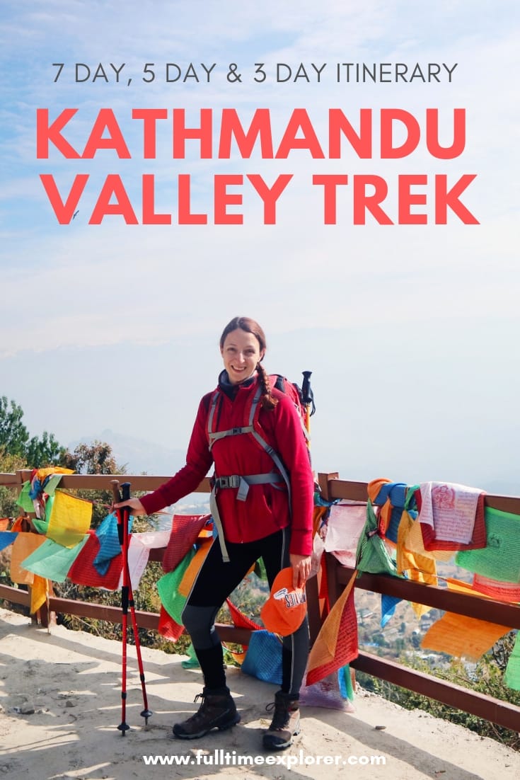 Kathmandu Valley Trekking Itinerary Full Time Explorer Nepal | Travel Destinations | Photo | Photography | Honeymoon | Backpack | Backpacking | Vacation South Asia | Budget | Off the Beaten Path | Trekking | Bucket List | Wanderlust | Things to Do and See | Culture | Food | Tourism | Like a Local | #travel #vacation #backpacking #budgettravel #offthebeatenpath #wanderlust #Nepal #Asia #exploreNepal #visitNepal #seeNepal #discoverNepal #TravelNepal