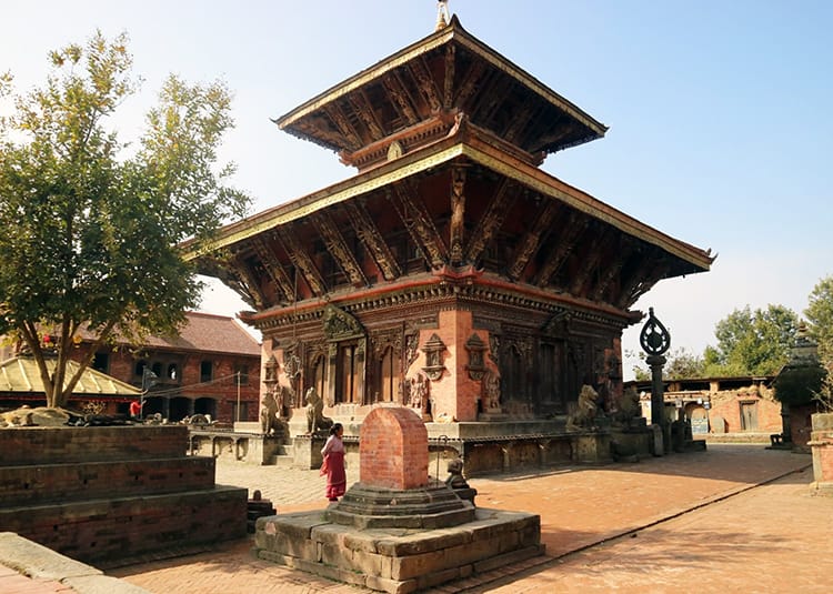 The Changu Narayan Temple located on the Kathmandu Valley Trekking Route