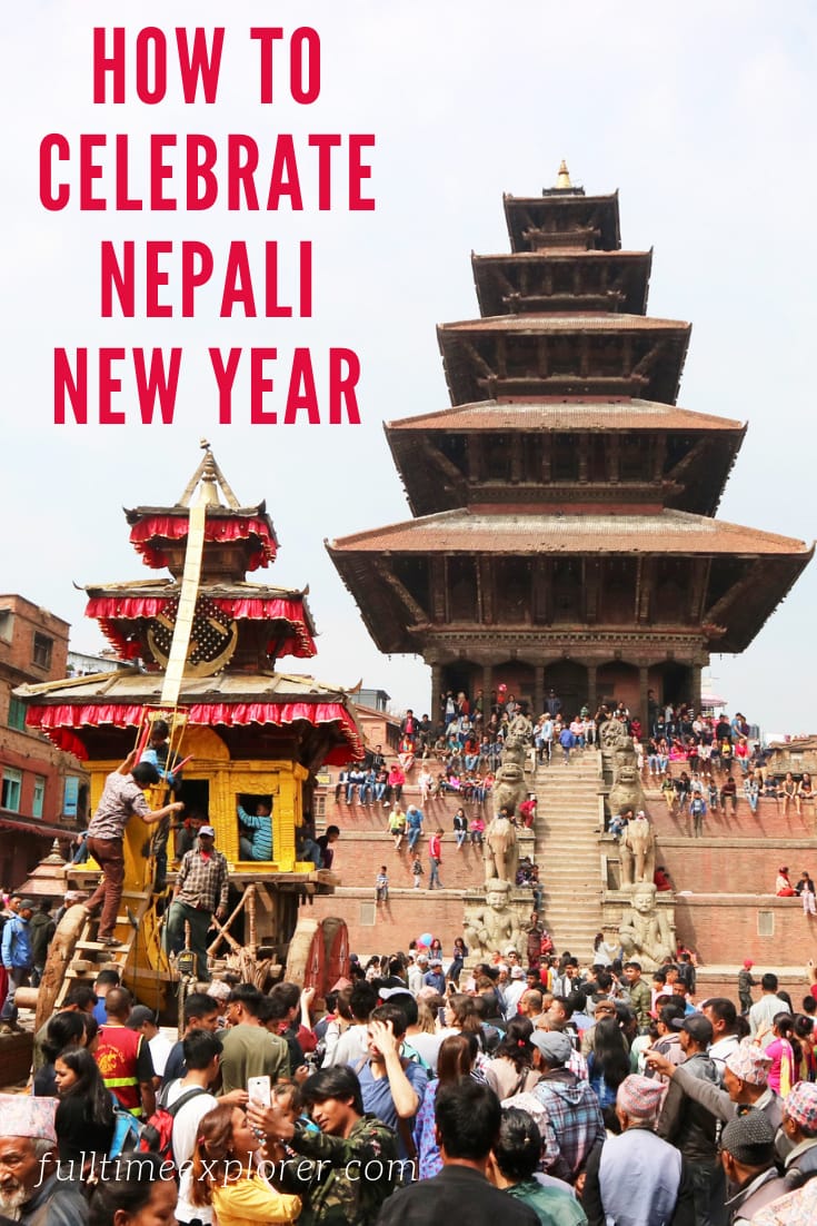 How to Celebrate Nepali New Year and Bisket Jatra as a Tourist Full Time Explorer Nepal | Travel Destinations | Photo | Photography | Honeymoon | Backpack | Backpacking | Vacation South Asia | Budget | Off the Beaten Path | Trekking | Bucket List | Wanderlust | Things to Do and See | Culture | Food | Tourism | Like a Local | #travel #vacation #backpacking #budgettravel #offthebeatenpath #wanderlust #Nepal #Asia #exploreNepal #visitNepal #seeNepal #discoverNepal #TravelNepal