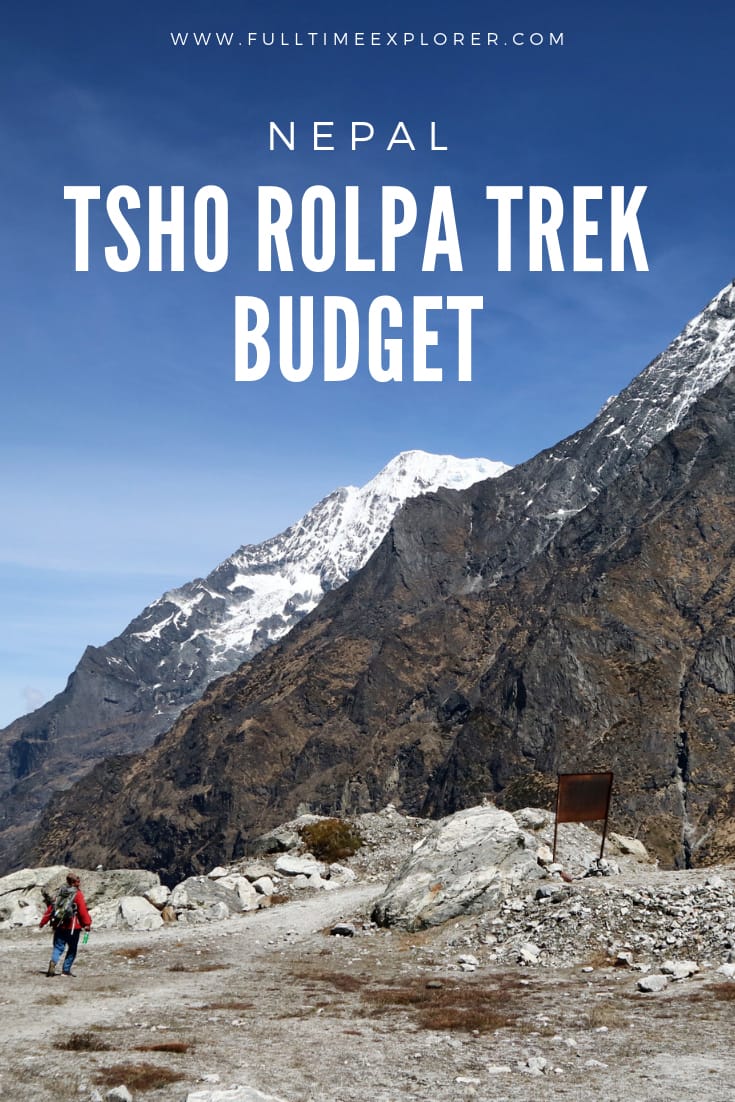 Tsho Rolpa Lake Trek Cost & Budget Full Time Explorer Nepal | Nepal Travel Destinations | Nepal Photo | Nepal Photography | Nepal Honeymoon | Backpack Nepal | Backpacking Nepal | Nepal Vacation | South Asia | Budget | Off the Beaten Path | Trekking | Bucket List | Wanderlust | Things to Do and See | Culture | Food | Tourism | Like a Local