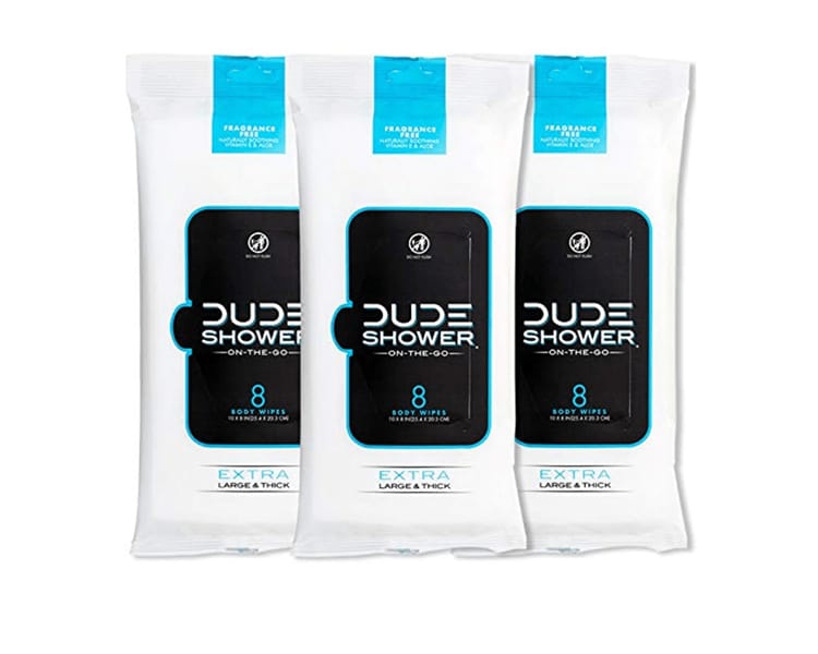 Best Gifts for Hikers Dude Shower Wipes