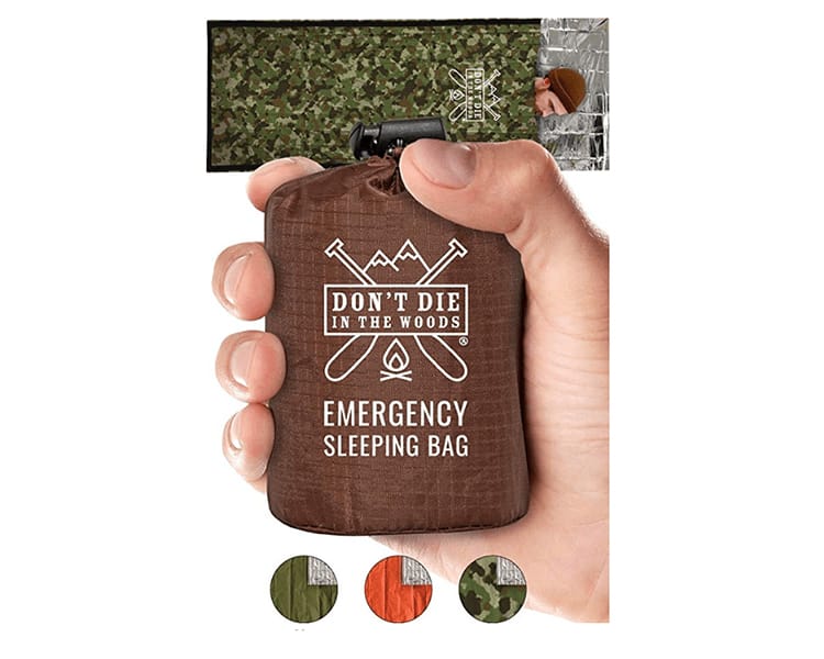 Best Gifts for Hikers Don't Die in the Woods Emergency Sleeping Bag