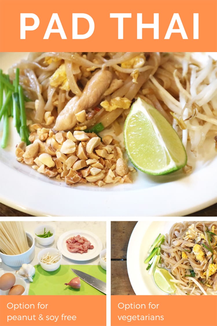 Peanut free Pad Thai recipe, How to make Thai dishes at home, vegetarian pad thai, chicken pad thai, authentic pad thai recipe, pad thai sauce, pad thai noodles, easy pad thai at home, thai cuisine, thai food, thailand #padthai #recipe #thailand #thai #thaifood