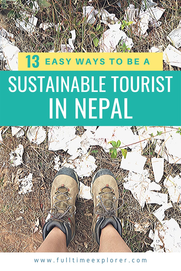 sustainable tourism in nepal