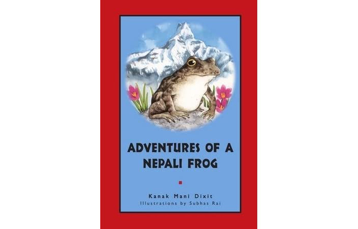 Adventures of a Nepali Frog Book Cover - Nepali Story Book