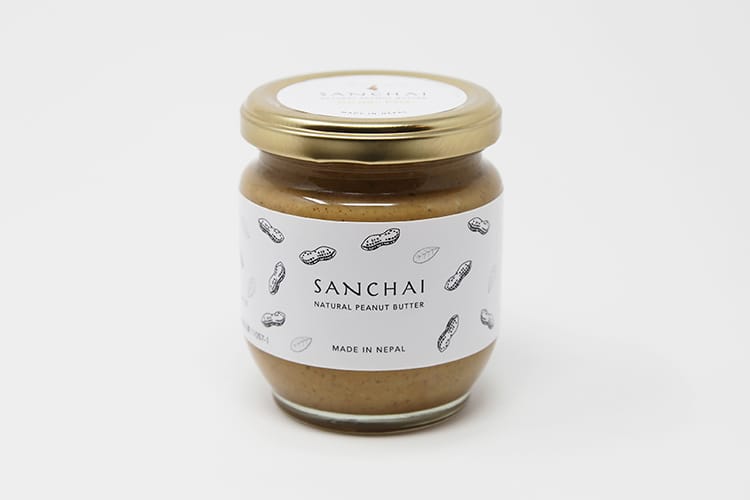 A jar of Sanchai peanut butter