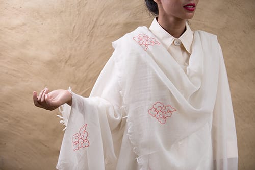 A light airy shawl from Ramalaya