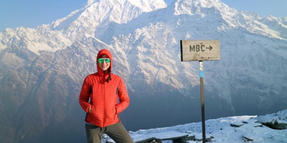 Mardi Himal Trek Itinerary Map Route Trail Nepal Trekking Base Camp View Point