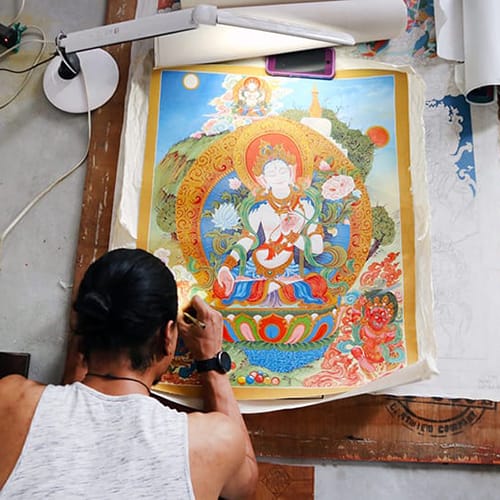 thangka painting in nepal