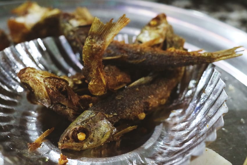 Small fish fry in Nepal
