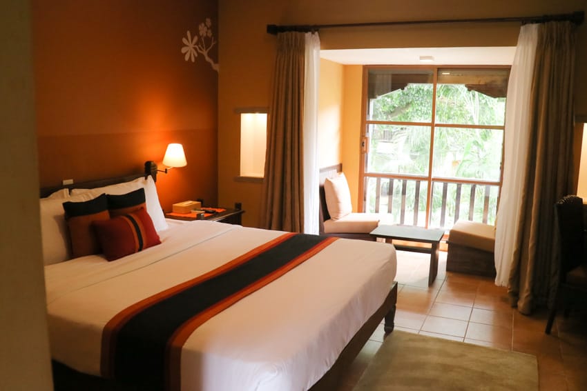 A king room at Temple Tree Resort in Pokhara Lakeside