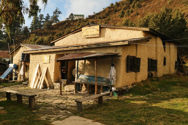 the yak cheese factory in Chandanbari Sing Gompa