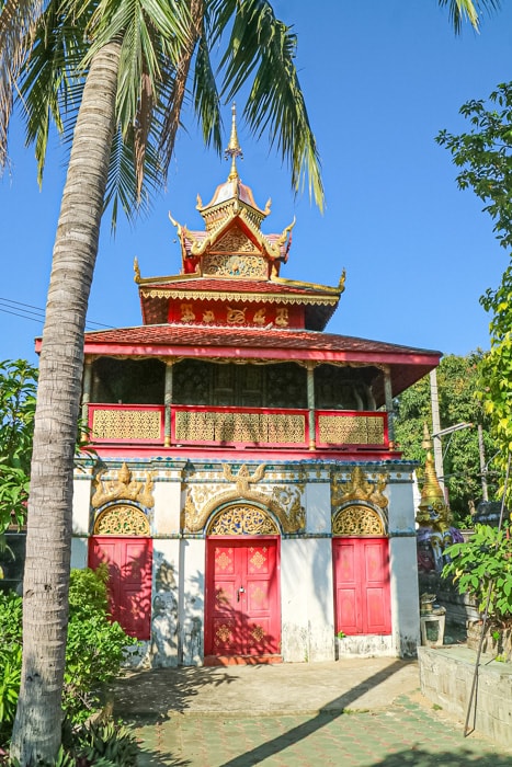 A small temple in Chiang Mai, Thailand